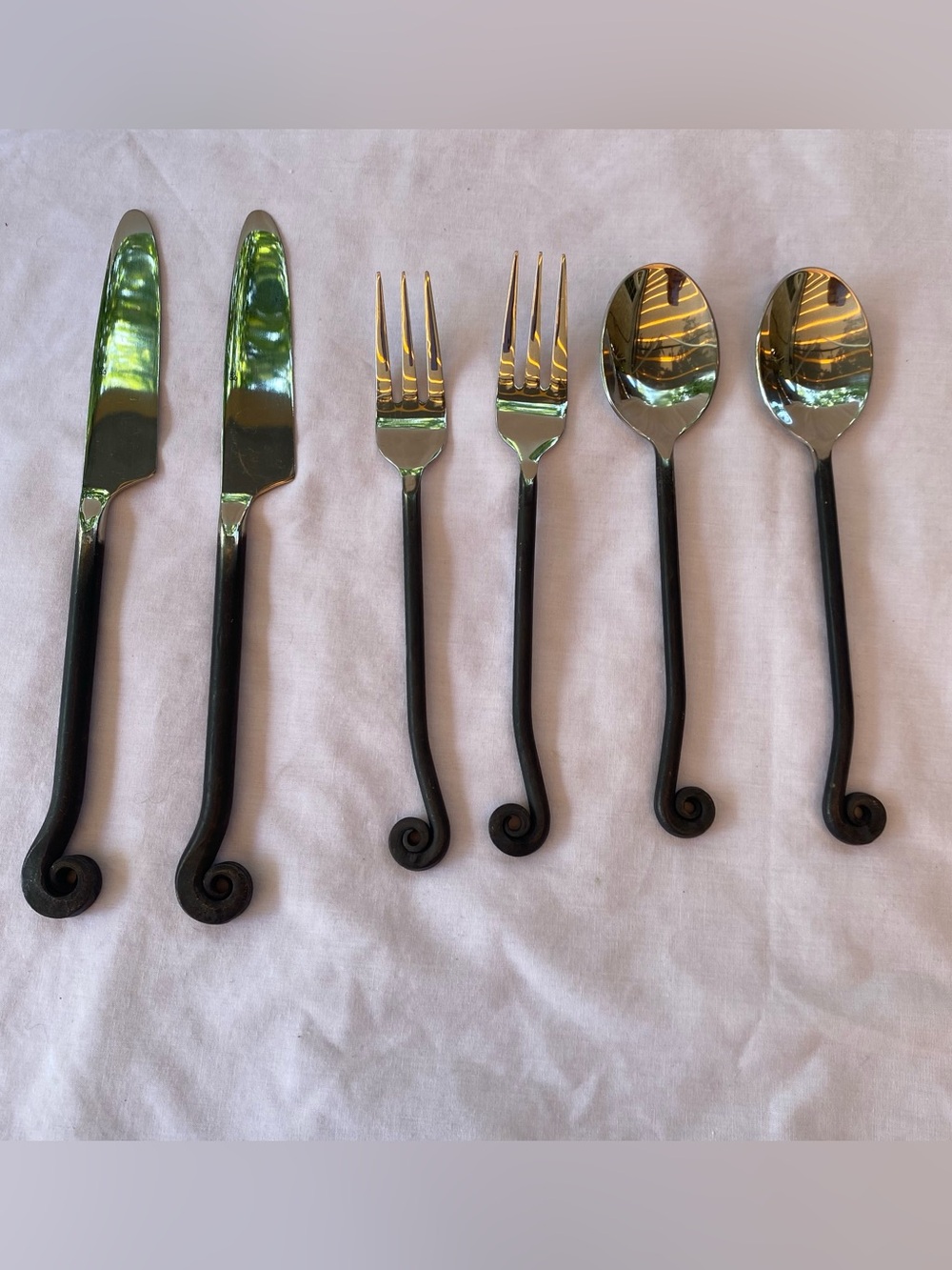 Gourmet Settings Treble Clef 18/10 Flatware 6 Pc Set